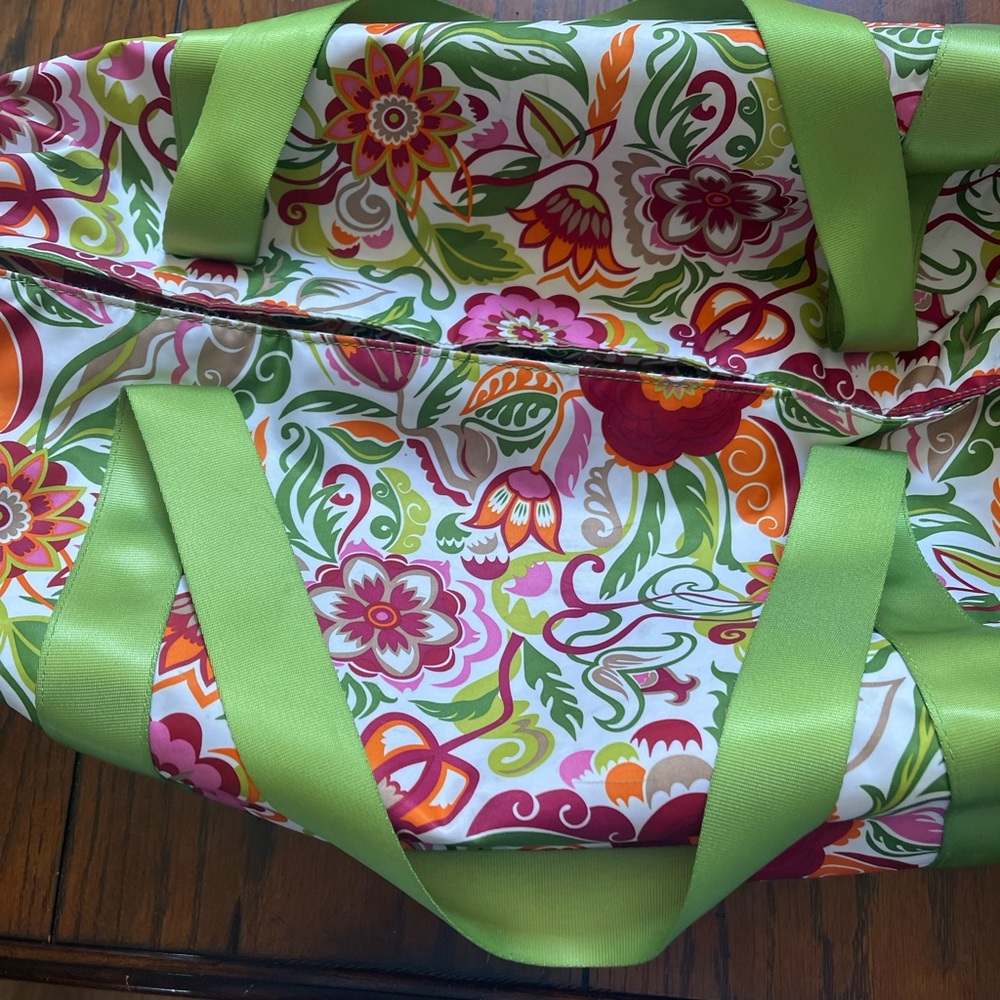 Shiraleah tote beach travel bag floral large flaw - Picture 13 of 13